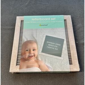 🪩 Say It With Style – Pearhead Wooden Letterboard (NWT) 🪩